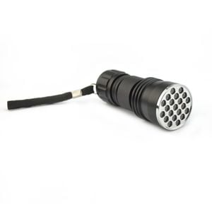 Lanterna UV, PROCART, 21 LED-uri, aliaj anticoroziv, 380-395 nm, negru