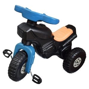 Motocicleta cu pedale pentru copii, Tricicleta cu pedale NOVOKIDS Apacchi, Negru