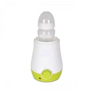 Incalzitor biberoane si mancare copii NOVOKIDS Baby Uno, Capacitate 1 biberon, Functie sterilizare suzete si obiecte mici, Putere 150W, Alb cu Verde