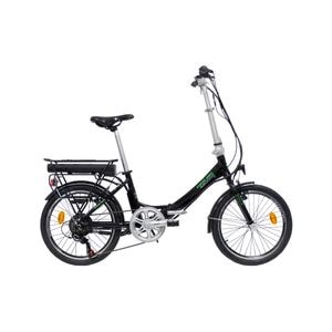 Bicicleta electrica 20 inch, cadru otel, 6 viteze, negru,E2000