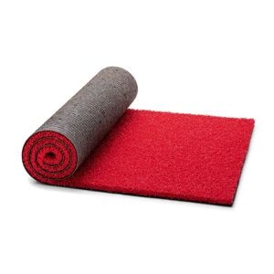 Covor iarba artificiala tip gazon, rosu, 1m x 10m