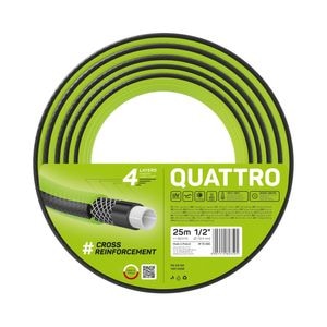Furtun pentru gradina Cellfast QUATTRO  cu 4 straturi, 1/2",  Armat, 25m, protectie UV