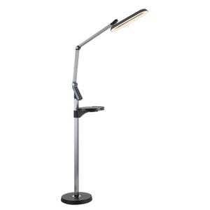 Lampadar LED NOVEL, 14W, clasa energetica F, 27.2x71x135 cm, Gri-Negru