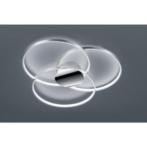 Plafoniera 40W, LED incorporat, 80x8 cm, clasa energetica A+, Antracit