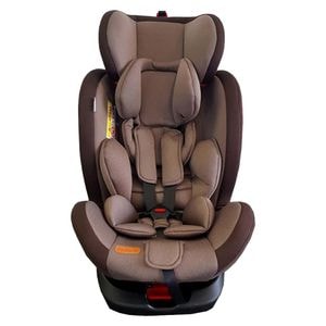 Scaun Auto cu Isofix NOVOKIDS Safety Seat 7000, Cu rotire 360 grade, 0-36 kg, Tetiera reglabila pe inaltime, Transformabil in scoica auto, Centura de siguranta in 5 puncte, Husa detasabila, Beige