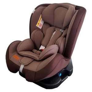 Scaun Auto Baby Care Safety Seat, Transformabil in scoica auto, 0-18 kg, Spatar reglabil 4 trepte, Centura in 5 puncte, Husa detasabila, Maron