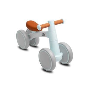 Bicicleta de echilibru Toyz, Fara pedale, Cadru metalic, Roti din spuma, 58 x 24 x 36 cm, 1-3 ani, Albastru