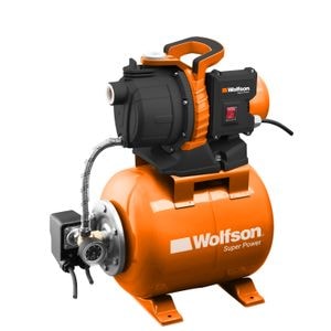 Hidrofor cu cap de plastic Wolfson 800W-3C, 800W, capacitate vas de expansiune 24L, 3200 l/h, adancime 8 m