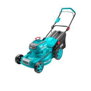 Masina de tuns iarba pe acumulator TOTAL, 40V, diametru taiere 46cm, cos colector 60L, 2 acumulatori 5Ah si incarcator dublu inclus