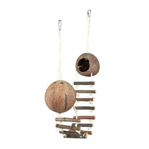Casute Nuci Cocos Pentru Rozatoare, Trixie, Cu Pod, 13x100 cm, 62103