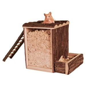 Turn De Joaca Si Vizuina Pentru Rozatoare, Trixie, Lemn, 25x24x20 cm, 62002