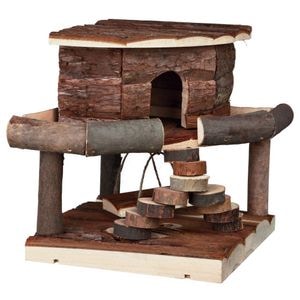 Casuta Pentru Rozatoare, Trixie, Ida, Lemn, 19x20x19 cm, 61777