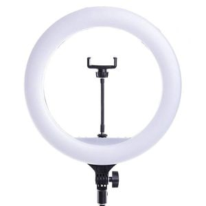 Lampa Circulara Profesionala cu Lumini SIKS Led Ring Light Cu 10 Trepte De Intensitate Led, 3 Tipuri De Lumina, Ideala pentru Continut Video, 14Inch, 220 LED, USB