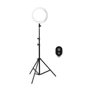 Lampa Circulara cu LED pentru Fotografii SIKS, 120 LED-uri, Conectivitate USB, Trepied, 10 inch, Telecomanda Selfie Inclusa, Ring Light