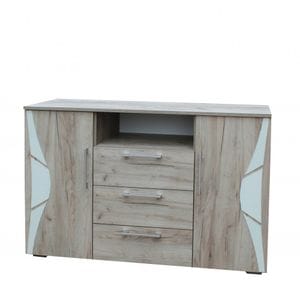 Comoda Laguna RO, 135x40x84 cm, Stejar K002