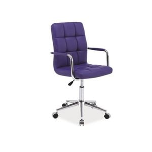 Scaun birou copii DRIMUS SL Q022, Cu brate, Textil, 11 kg, Mov