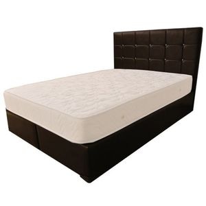 Saltea lux ortopedic DAFIN Salt Confort, DRIMUS,130x200x22 cm, plasa de arcuri tip bonell, fata vara-iarna, fermitate medie, Alb
