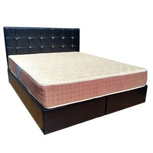Saltea superortopedica Lux ROMA Saltex, DRIMUS, 160 x 190 x 23 cm, plasa de arcuri tip bonnel, fata vara-iarna, fermitate tare, Alb