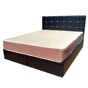 Saltea superortopedica Lux ROMA Saltex, DRIMUS, 120 x 200 x 23 cm, plasa de arcuri tip bonnel, fata vara-iarna, fermitate tare, Bej