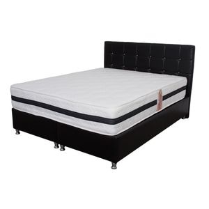 Saltea Super Lux Ortopedica Forte TULIP Saltsib, DRIMUS,180 x 200 x 30 cm, plasa de arcuri tip bonnel, banda spaceair, fermitate tare, Alb
