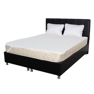Set Saltea SOFIA Superortopedica plus 2 perne microfibra, DRIMUS, 50 x 70 plus Husa hipoalergenica, 160 x 200 x 20 cm, Bej