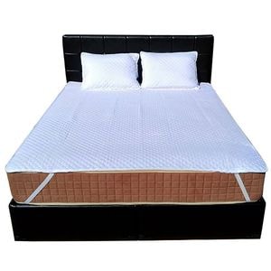 Set Saltea ROMA Superortopedica Lux plus 2 perne microfibra, DRIMUS, 50 x 70 plus Husa hipoalergenica, 140 x 200 x 23 cm, Bej
