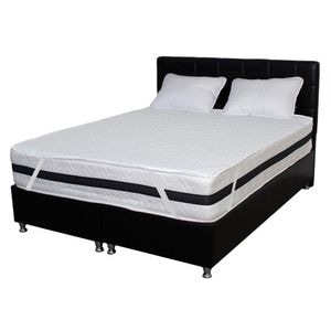 Set Saltea Super Lux Ortopedica Forte TULIP plus 2 perne microfibra, DRIMUS, 50 x 70 plus Husa hipoalergenica, 160 x 200 x 30 cm, Alb