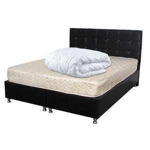 Set Saltea SOFIA Superortopedica plus Pilota microfibra, DRIMUS, vara 200 x 220, 180 x 200 x 20 cm, Bej