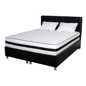Saltea Memory Foam Crin plus doua perne microfibra, DRIMUS, 50x70, 180x200x25 cm, Alb