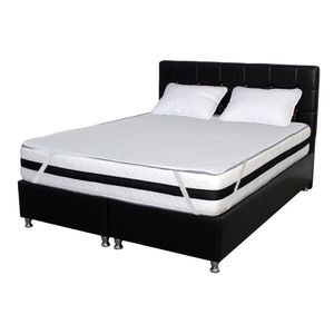 Saltea Memory Foam Crin plus doua perne microfibra, DRIMUS, 50x70 plus husa hipoalergenica, 180x200x25 cm, Alb