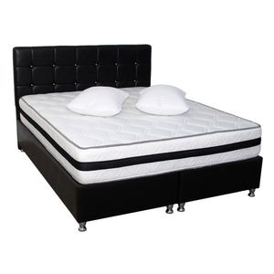 Saltea Memory Foam cu arcuri Azalee plus doua perne 50x70, 160x200x25 cm, Alb