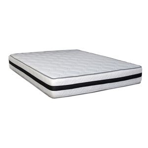 Saltea Roza Super Lux Ortopedica Salt Confort, DRIMUS,125 x 200 x 26 cm, plasa de arcuri tip hercule, banda de aerisire, fermitate tare, Alb