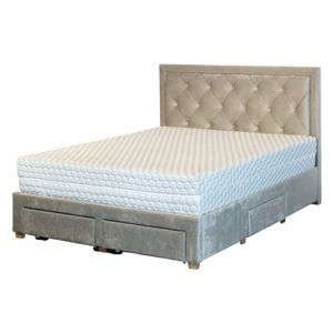 Saltea cu arcuri individuale, Neptun Memory Pocket Comfort 180x200x30cm, spuma HR, husa detasabila 3D, fermitate medie, Alb