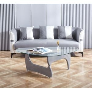 Masuta Cafea KJCT150, 119 X 70 X 41 cm, culoare gri 