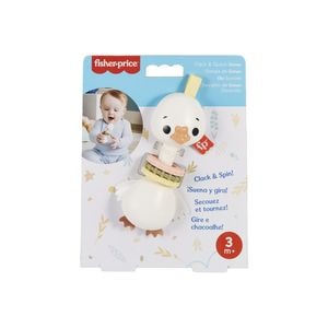 Jucarie zornaitoare MATTEL Fisher price, gasca, 3 luni+, silicon, multicolor