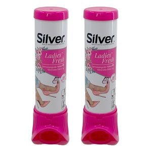 Pachet 2 x Spray Deodorant pentru Incaltaminte de dama Silver, 100 ml
