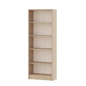 Biblioteca haaus Flint, 4 Polite, Stejar Sonoma, 70 x 32 x 196 cm