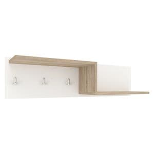 Cuieras haaus Grid, Stejar Sonoma/Alb, 100 x 20 x 24 cm