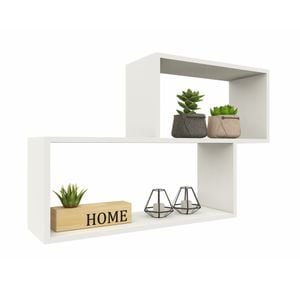 Etajera haaus Rico V1, Alb, L 100 x l 25 x H 65 cm