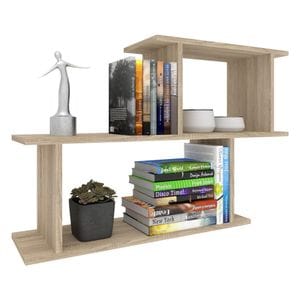 Etajera haaus Rico V2, Stejar Sonoma, L 100 x l 25 x H 65 cm