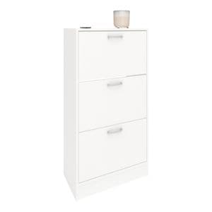 Pantofar haaus Rin, 3 Usi, Alb, 63 x 30 x 120 cm