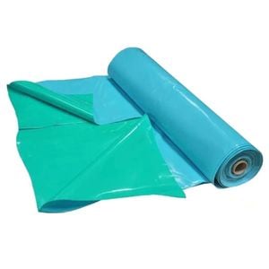 Folie din PVC pentru iazuri, OEM, latime 8 metri, lungime 1 metru, 3 straturi, albastru-verde