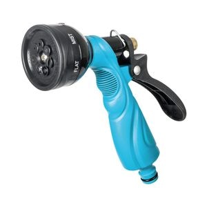 Pistol pentru stropit cu 7 functii Cellfast BASIC, metal, 6 bar, albastru