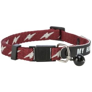 Zgarda Pentru Pisici, Trixie, Cu Adresier Si Clopotel, Rosu, 41778