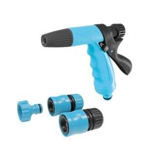 Set pistol pentru stropit Cellfast BASIC, conector 1/2" - 5/8", 6 bar, albastru