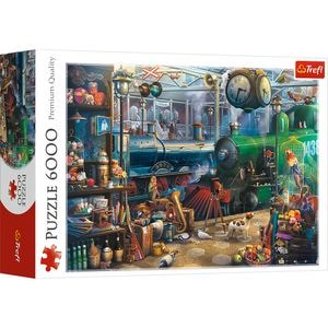 Puzzle TREFL - Statia de tren, 6000 piese