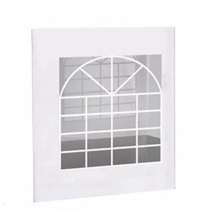 Perete cort, PROCART, dimensiune 2x2.6 m, cu fereastra, ignifugat, 480 g/mp, PVC, alb