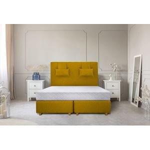 Saltea SuperOrtopedica KONFORTA+ 18 cm, 140 x 200 x 18 cm, Husa detasabila, lavabila, Reversibila, Fermitate Medie