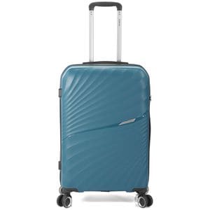 Troler mare Benzi BZ 5755, polipropilena, cifru TSA, 4 roti duble, 76 cm, turcoaz
