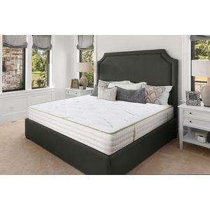 Saltea Ortopedica, Hipoalergenica, Premium Bamboo Memory latex, 140 x 190 cm, Arcuri Pocket, 7 Zone de Confort
